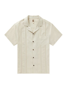 Dandy Del Mar Brisa Linen Embroidered Resort Shirt M